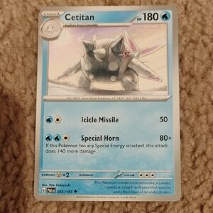 Cetitan Pokémon Card